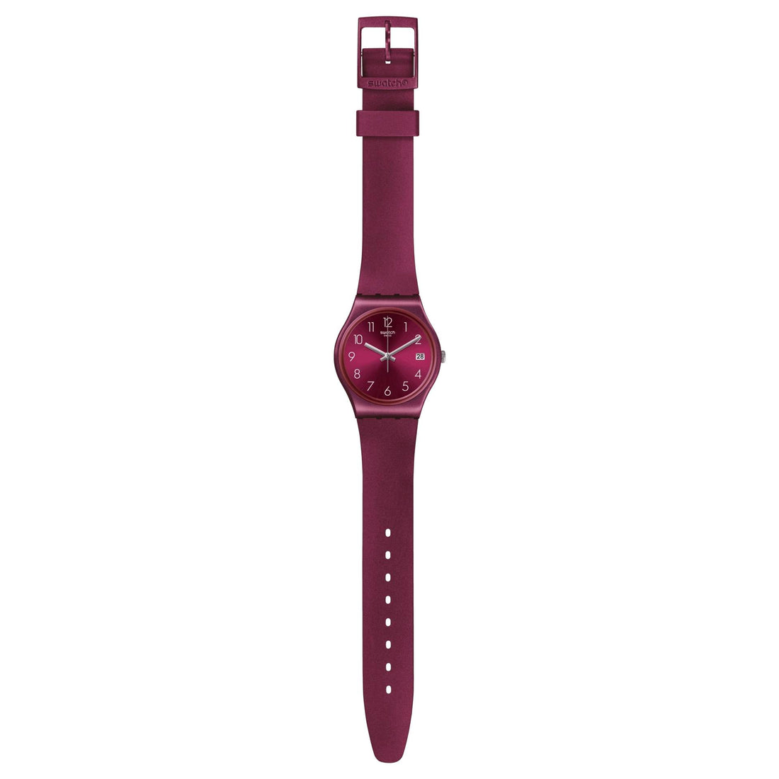Orologio Donna Bambina Swatch Redbaya Magenta Quarzo Data GR405