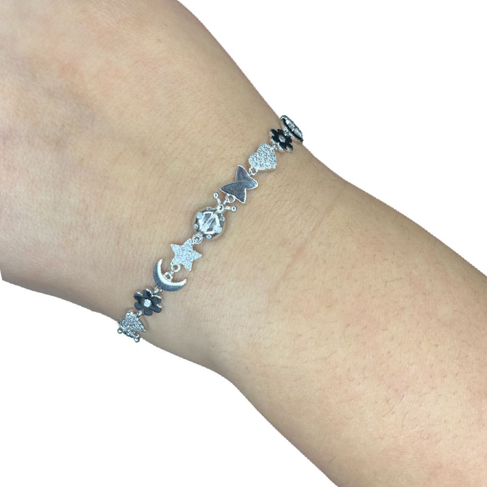 Bracciale Donna Re Mida Simboli Argento BR-Djv-15