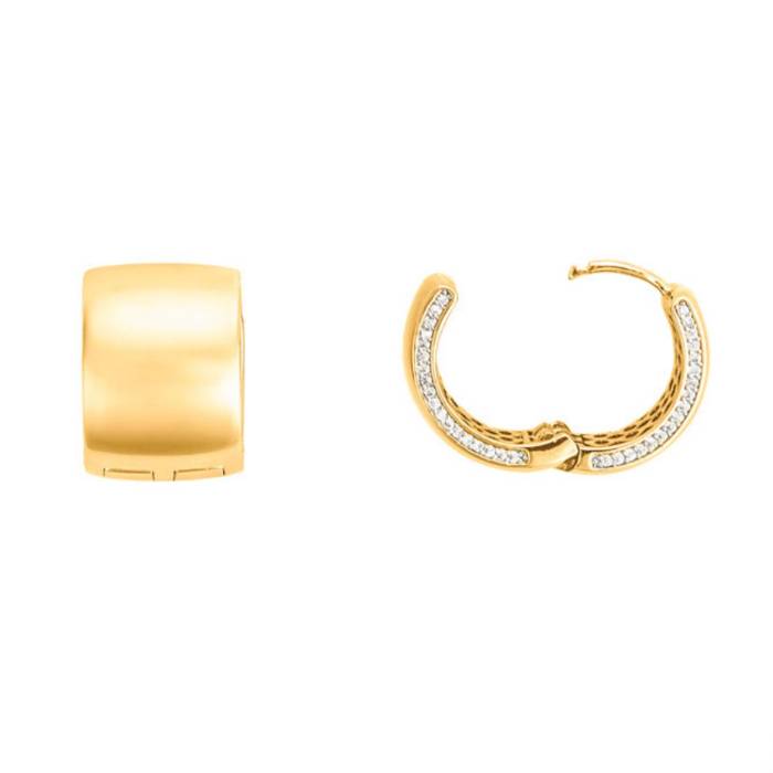 Orecchino Donna 4US Cesare Paciotti Ottone Oro Pvd Zirconi 4UOR8570W