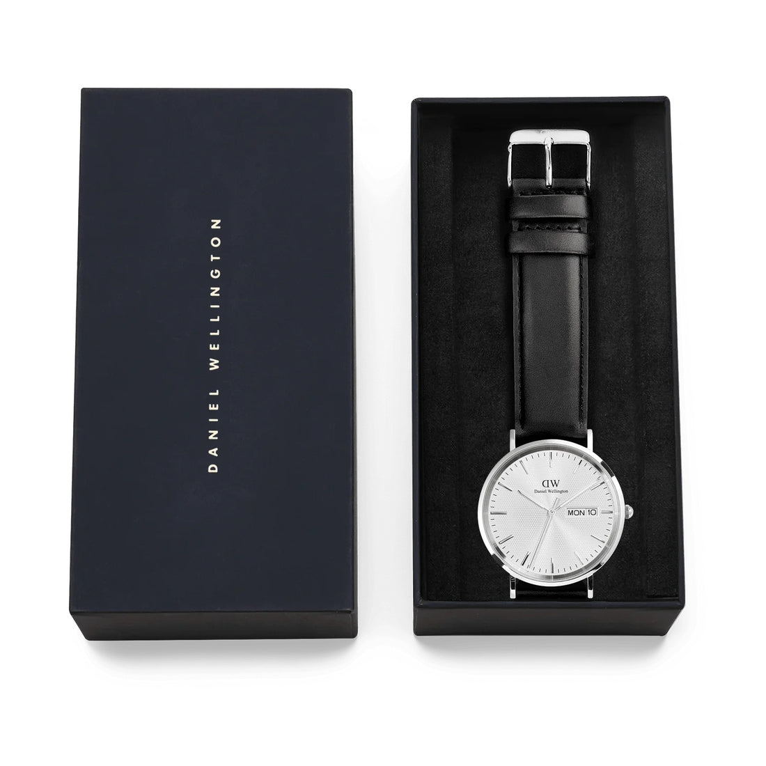 Orologio Uomo Daniel Wellington Acciaio Pelle Day Date DW00100832