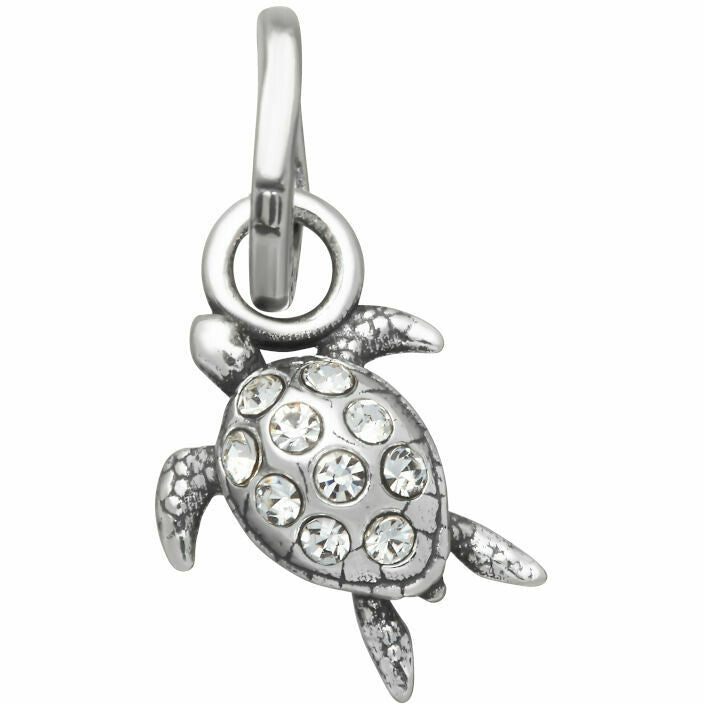 Charm Donna Giovanni Raspini Argento 925 Mini Tartaruga Crystal 12179