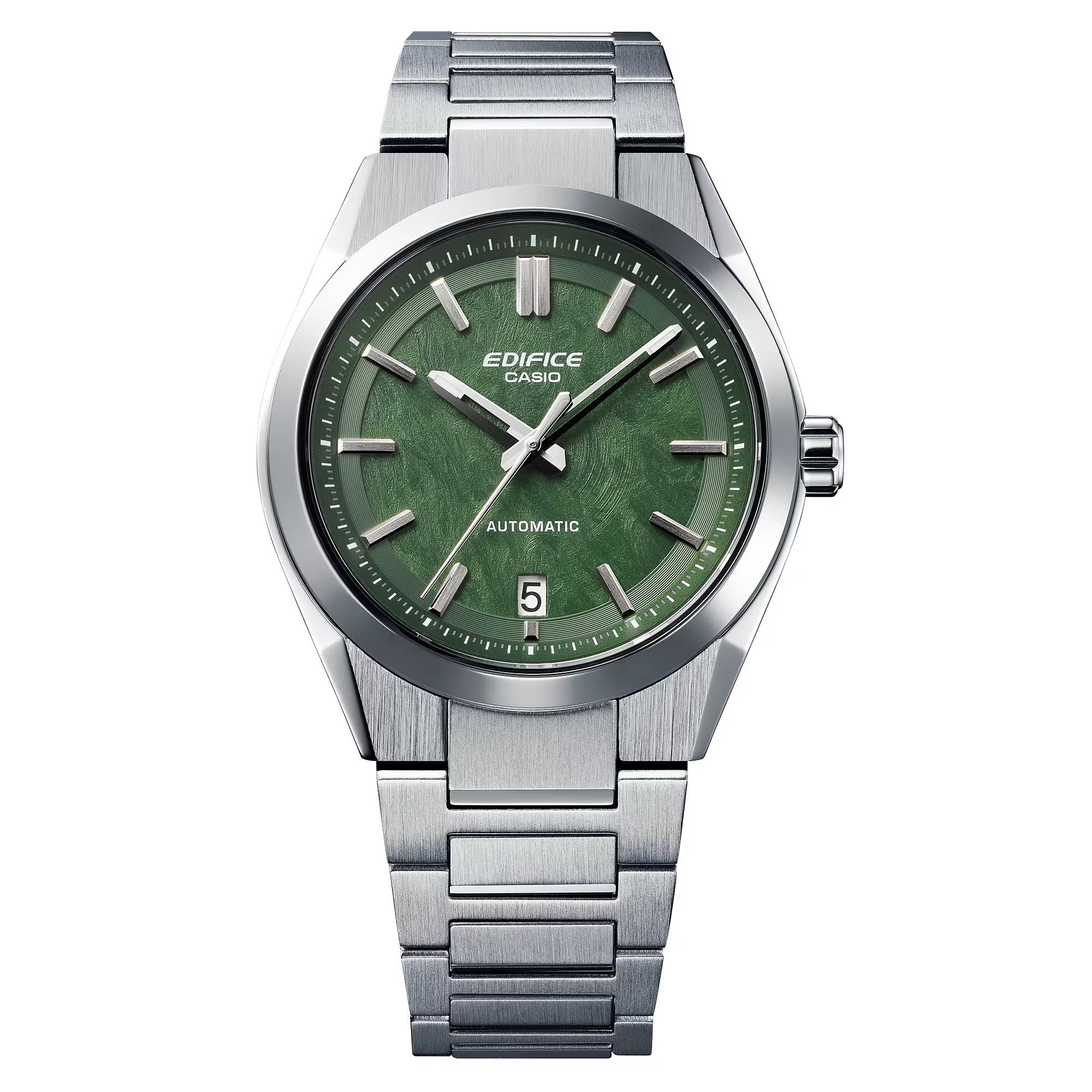 Orologio Uomo Casio Edifice Acciaio Verde Automatico EFK-100D-3AER