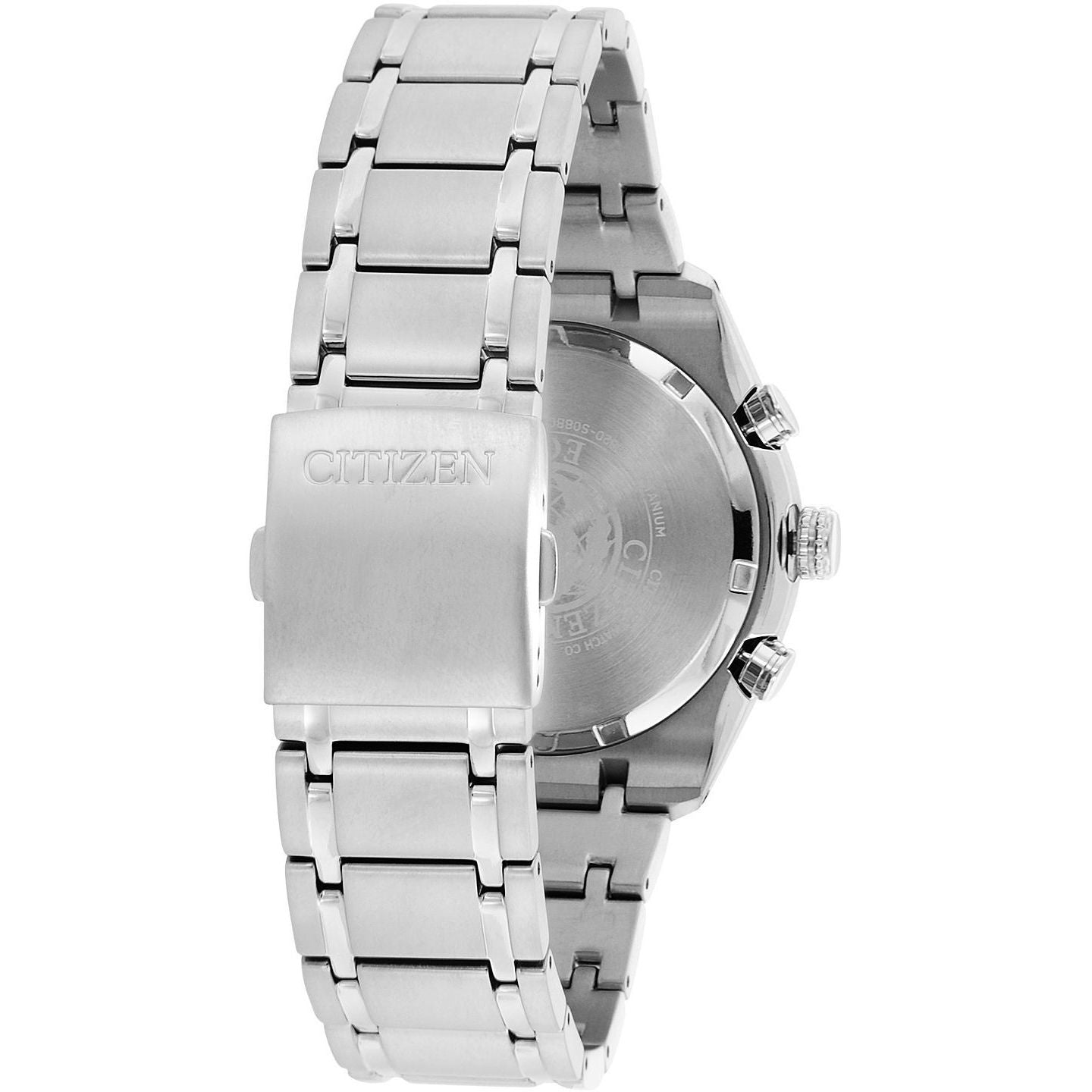 Orologio Uomo Citizen Eco Drive Cronografo Data Super Titanio Blu CA4010-58L