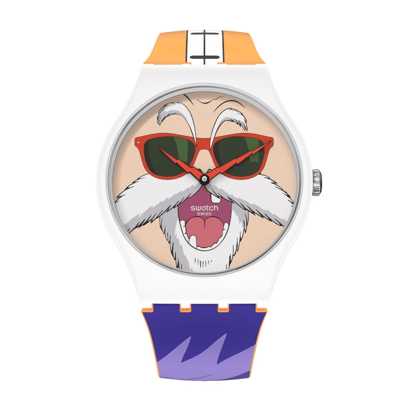 Orologio Swatch Uomo Quarzo Solo Tempo Kamesennin Dragonball SUOZ346