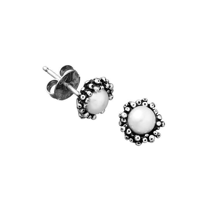 Orecchini Donna Giovanni Raspini Argento 925 Anemone Perle Naturali 10568