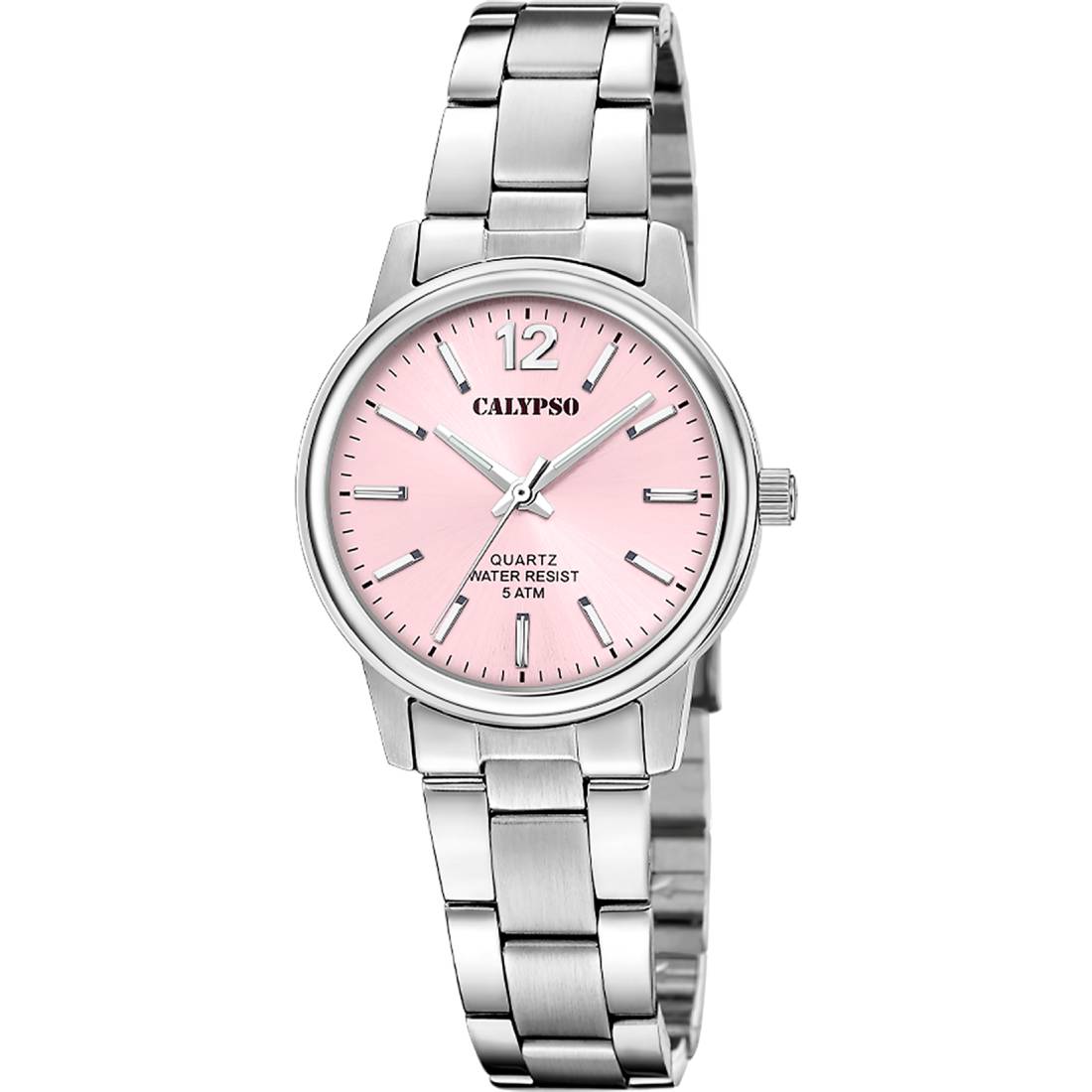 Orologio Bambino Donna Calypso Quarzo Solo Tempo Acciaio Rosa K5859/5