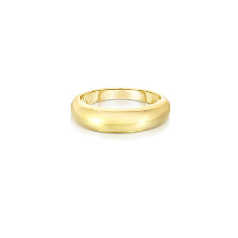 Anello Donna Liu Jo Fascia Cupola Acciaio Dorato Lucido LJ2390M18CV