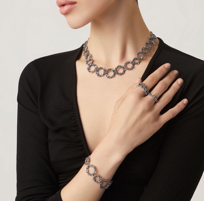 Anello Donna Giovanni Raspini Argento 925 Millefiori Realizzato A Mano 11696/16