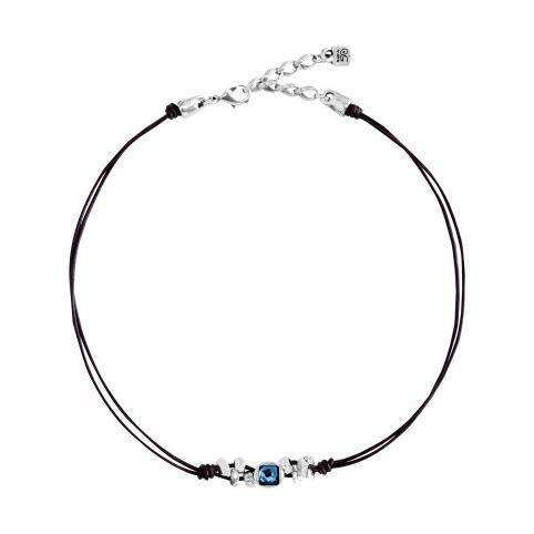 Collana Donna Uno de 50 Zama Argentato COL1092AZUMAR0U