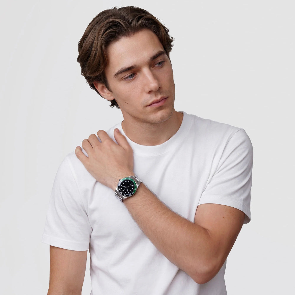 Orologio Uomo Daniel Wellington Iconic Link Green Ceramic DW00100920