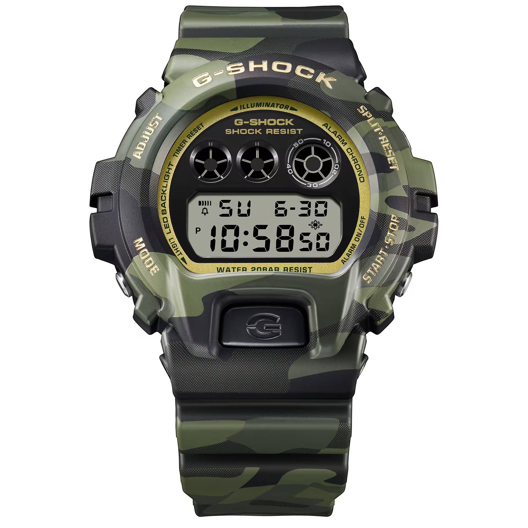 Orologio Uomo Casio G-SHOCK Camuoflage Verde DW-6900CMG-3ER