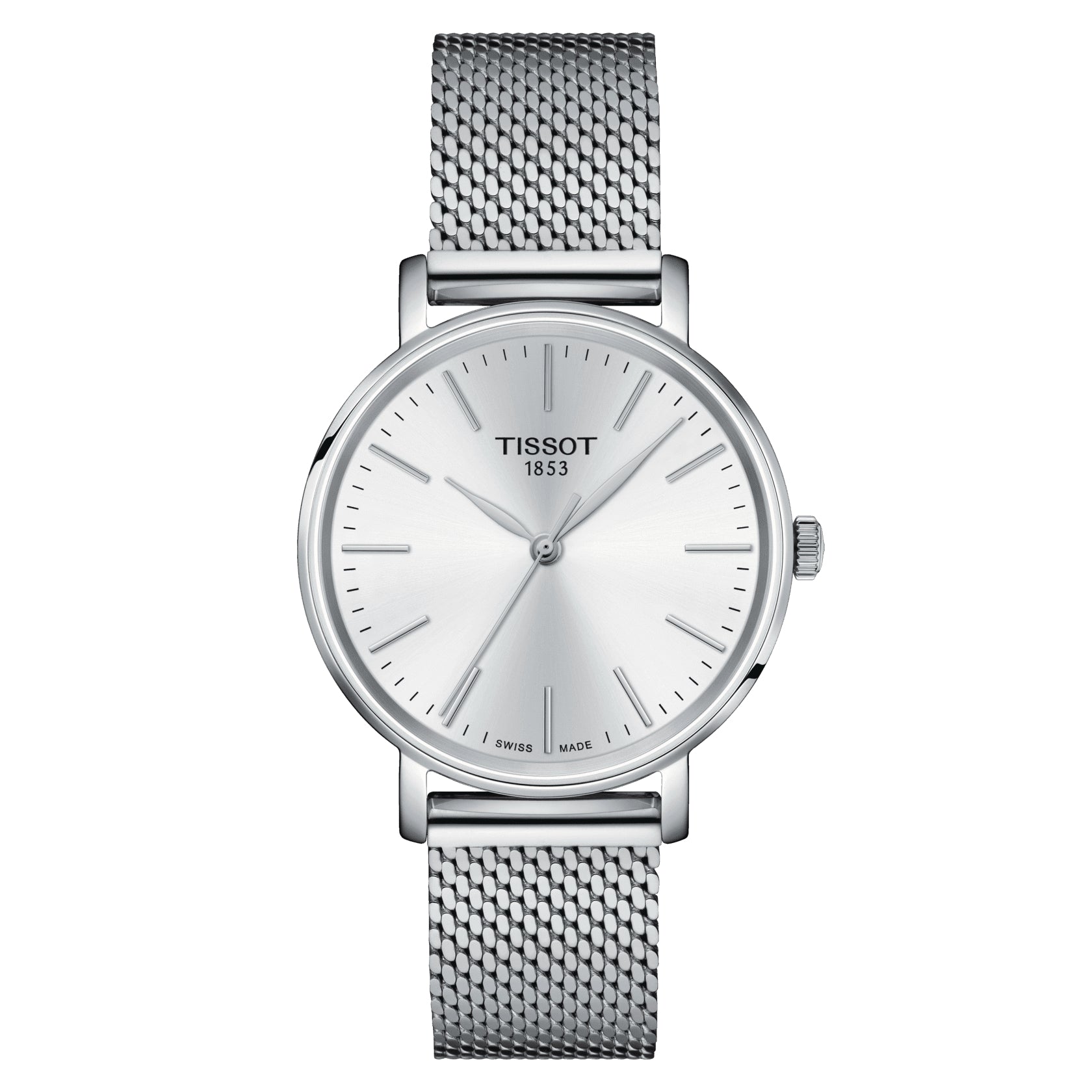 Orologio Donna Tissot Quarzo Solo Tempo Acciaio Maglia Milano T1432101101100