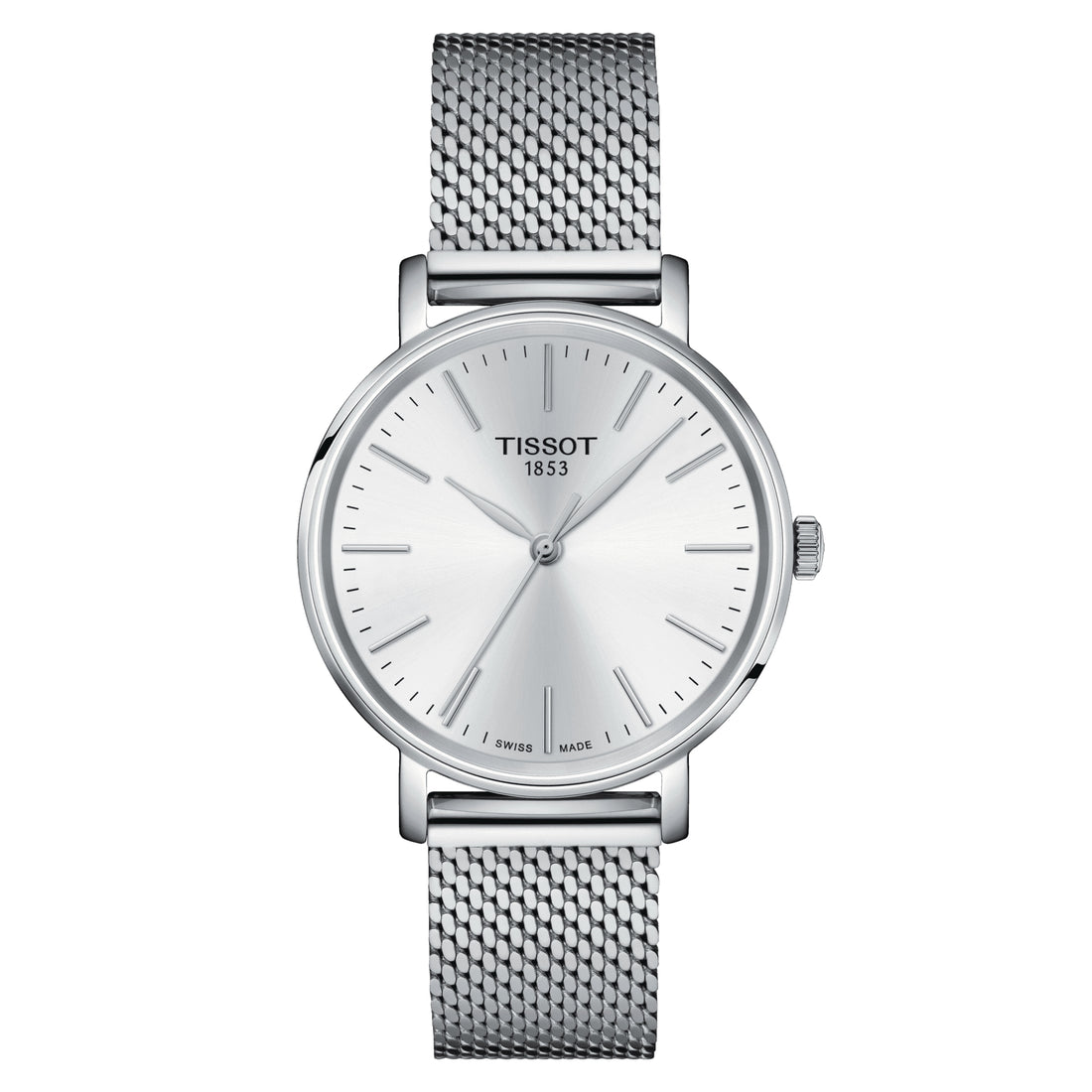 Orologio Donna Tissot Quarzo Solo Tempo Acciaio Maglia Milano T1432101101100