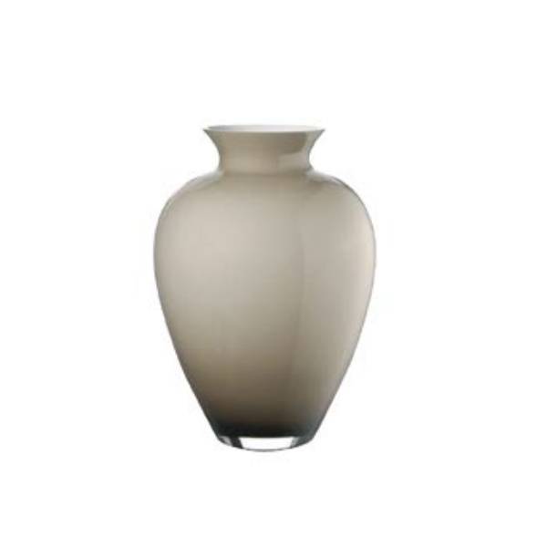 Vaso Onlylux Vetro Aurora 38 cm Marrone Chiaro Opale Fumè OL02098