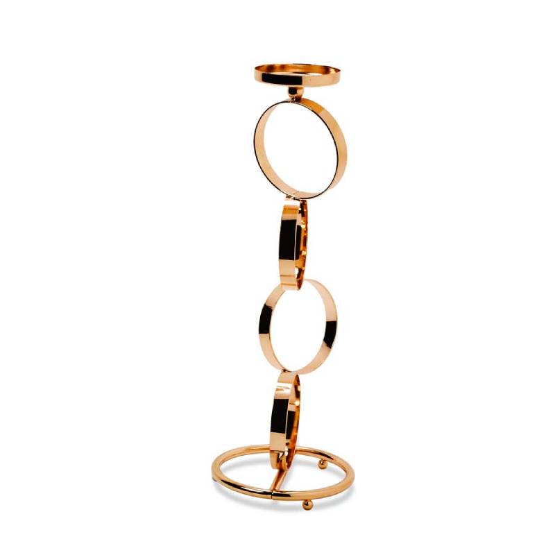 Portacandela Henriette Sinfonie Metallo/Oro 41 cm D17839