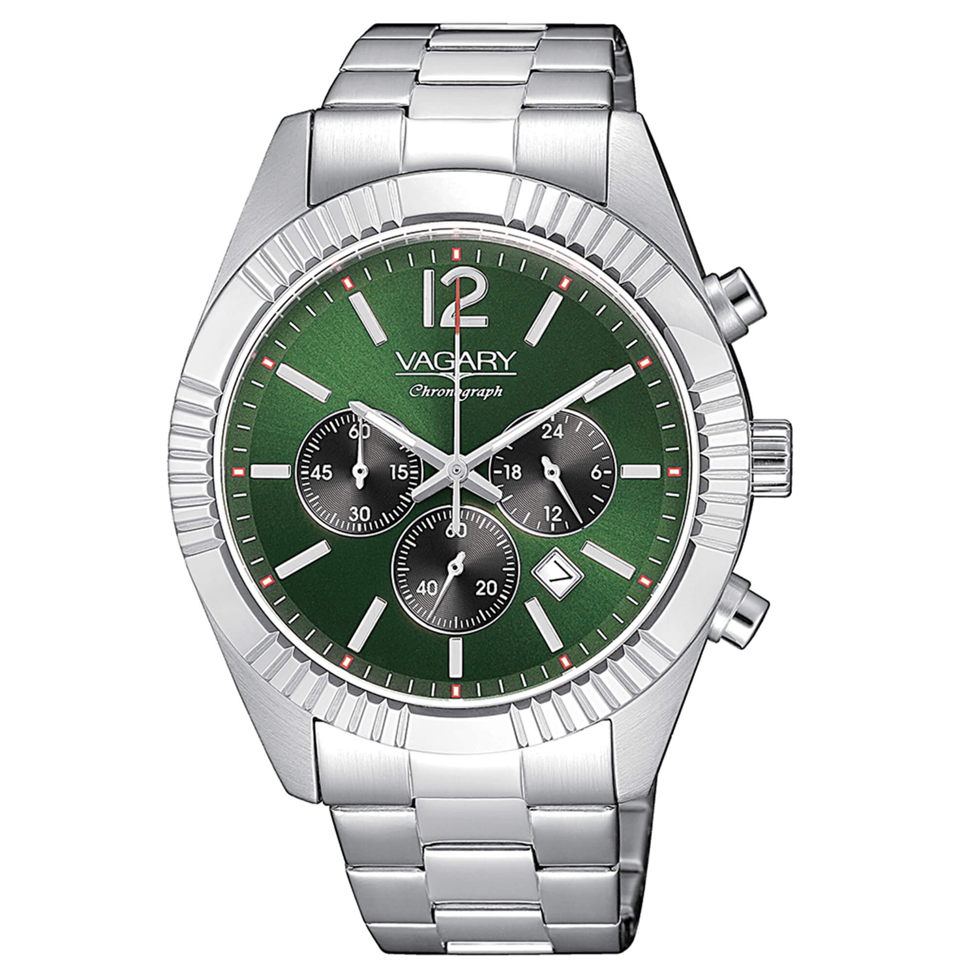 Orologio Uomo Vagary By Citizen Timeless Cronografo Verde IV4-519-41