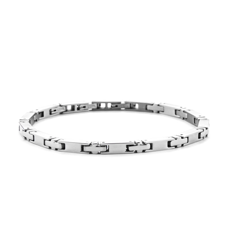 Bracciale Uomo 4US Cesare Paciotti Acciaio Lucido Catena Semirigida 4UBR6157