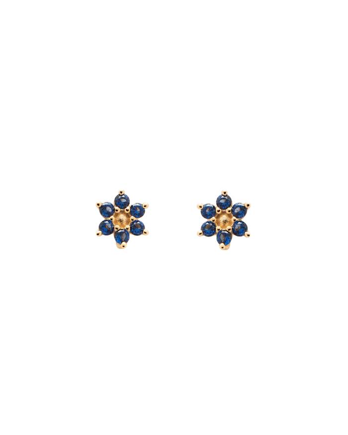 Orecchini PDPaola Donna Bambina Argento 925 Zircone Blu AR01-348-U