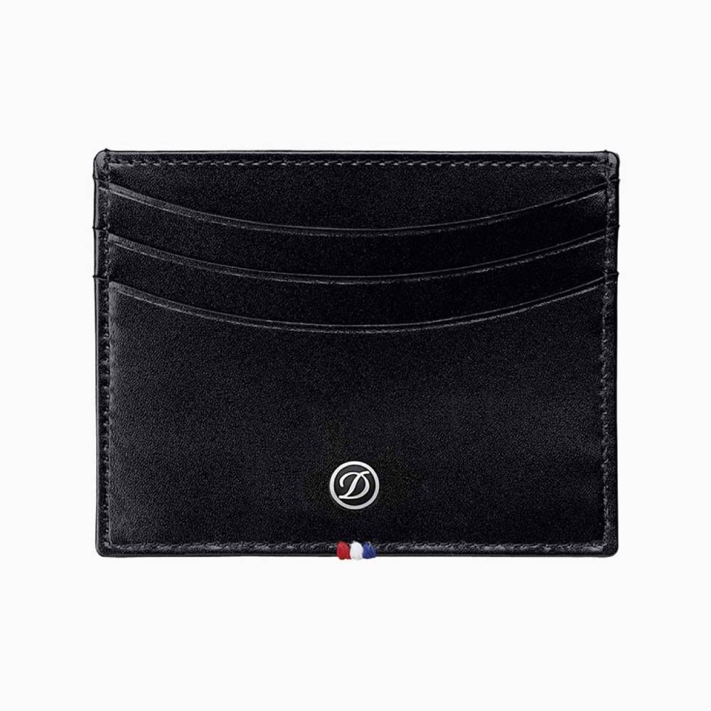Portacarte Uomo Dupont Pelle Line D Nero 180008