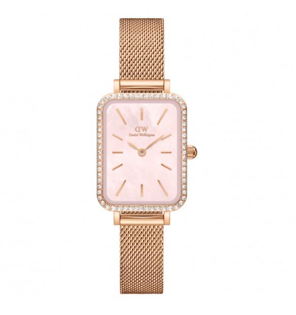 Orologio Donna Daniel Wellington Acciaio Rosè Quadro 20 x 26 mm DW00100669