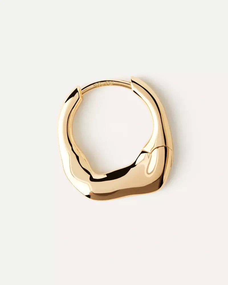 Orecchini Donna PDPaola Argento Dorata 925 Cerchi mini  MAGMA AR01-C27-U