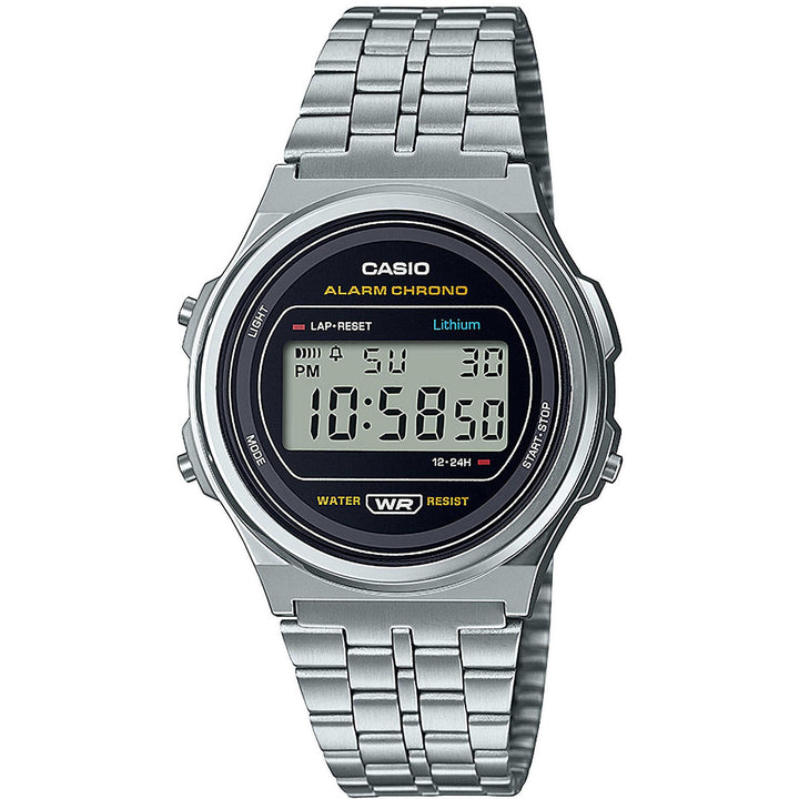 Orologio Uomo Casio Acciaio Quarzo Digitale A171WE-1AEF