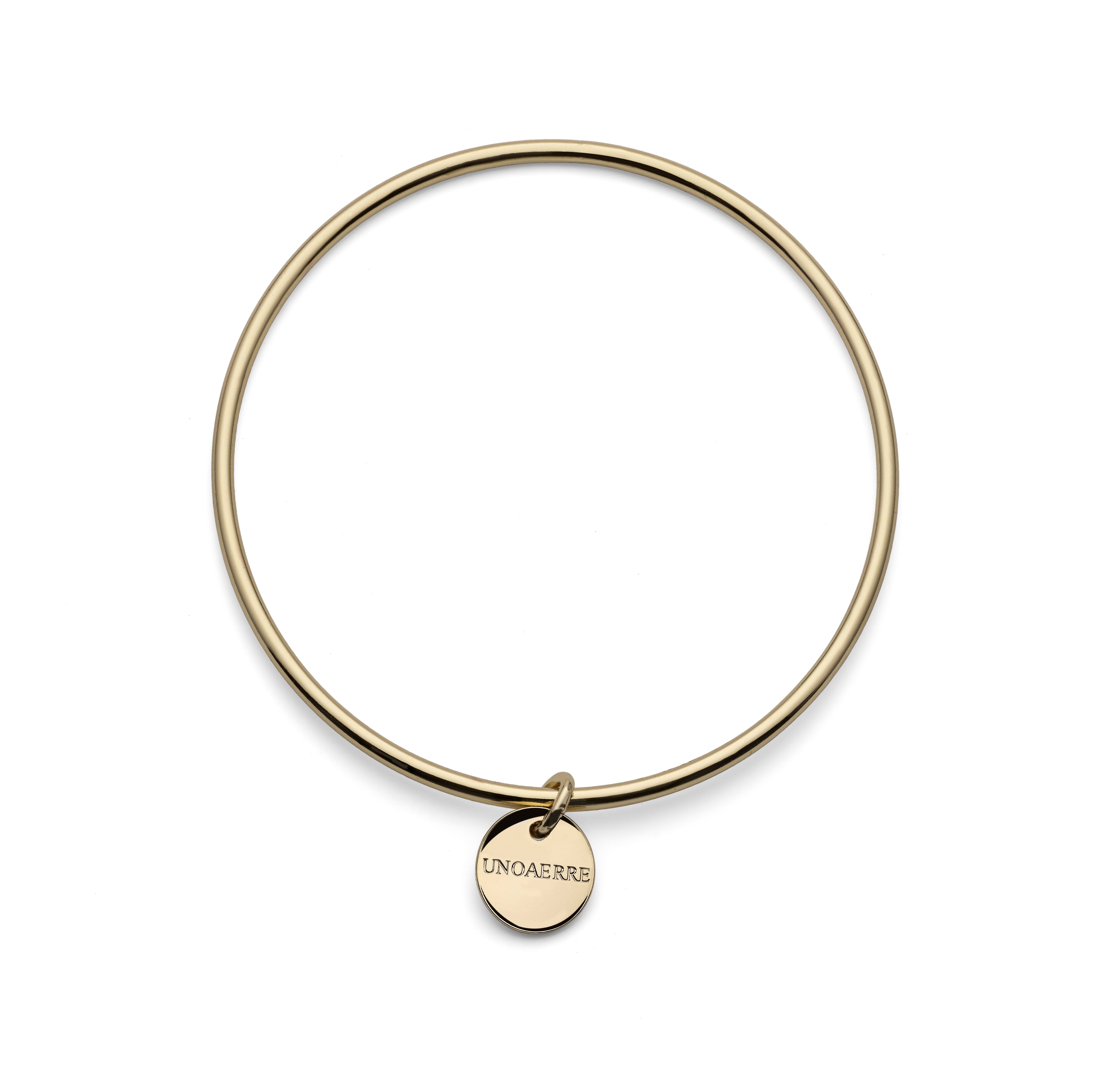 Bracciale Donna Unoaerre Bronzo Dorato Rigido 19 Cm 573095
