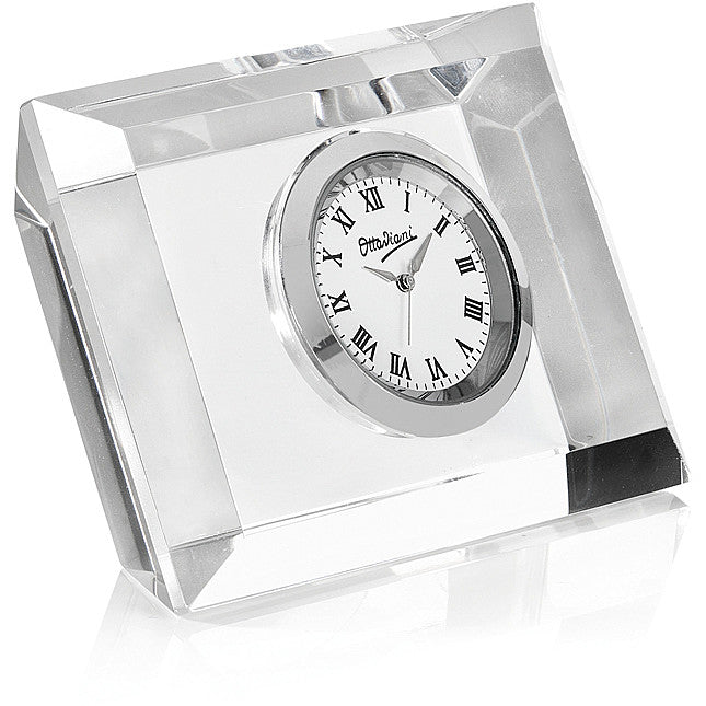 Orologio Da Tavolo Ottaviani In Cristallo Home Collection 29801