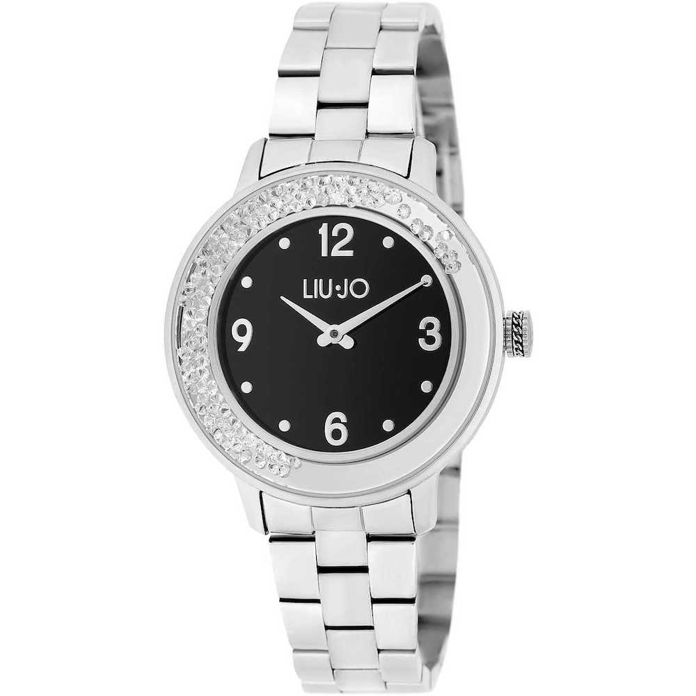 Orologio Donna Liu Jo Luxury Quarzo Solo Tempo Acciaio Zirconi Dancing Nero TLJ2057