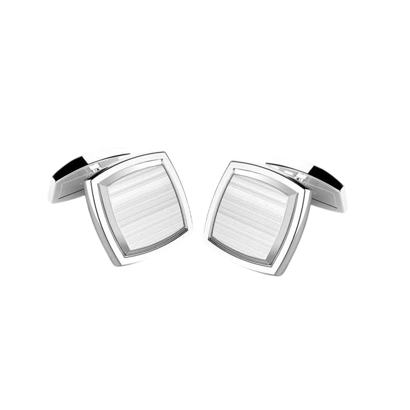 Gemelli Uomo Zancan Argento 925 Satinato Personalizzabili EXG059