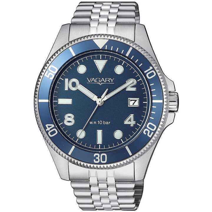 Orologio uomo solo tempo Vagary By Citizen Acqua cinturino jubilee VD5-015-71