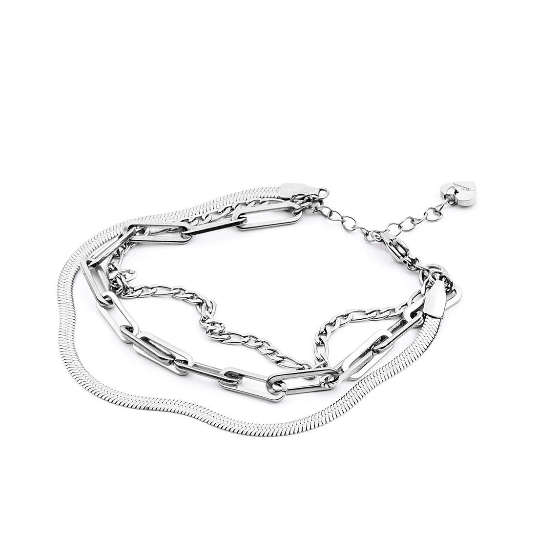 Bracciale Donna 4Us Cesare Paciotti Acciaio Multichain