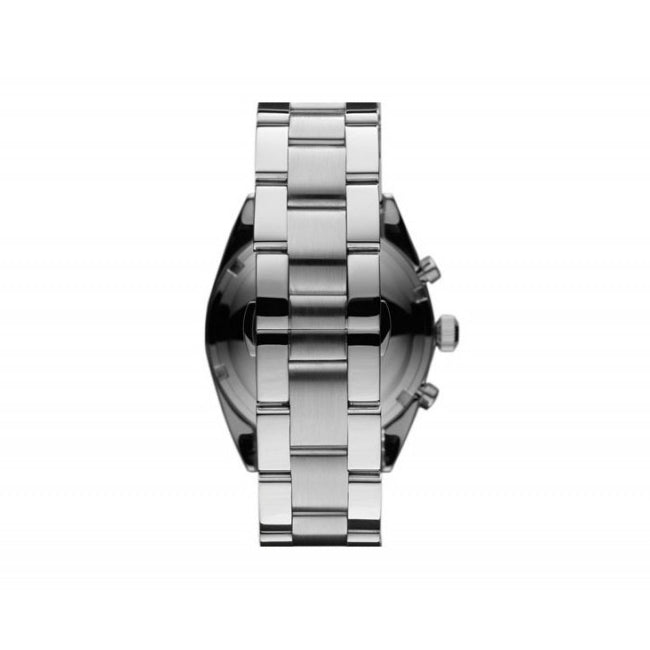 Orologio Uomo Emporio Armani Cronografo Quarzo Vetro Bombato Fondo Grigio AR0375