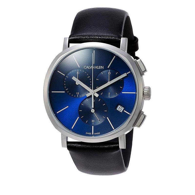 Orologio Uomo Acciaio Calvin Klein Solo Tempo Quarzo Cinturino pelle K8Q371CN