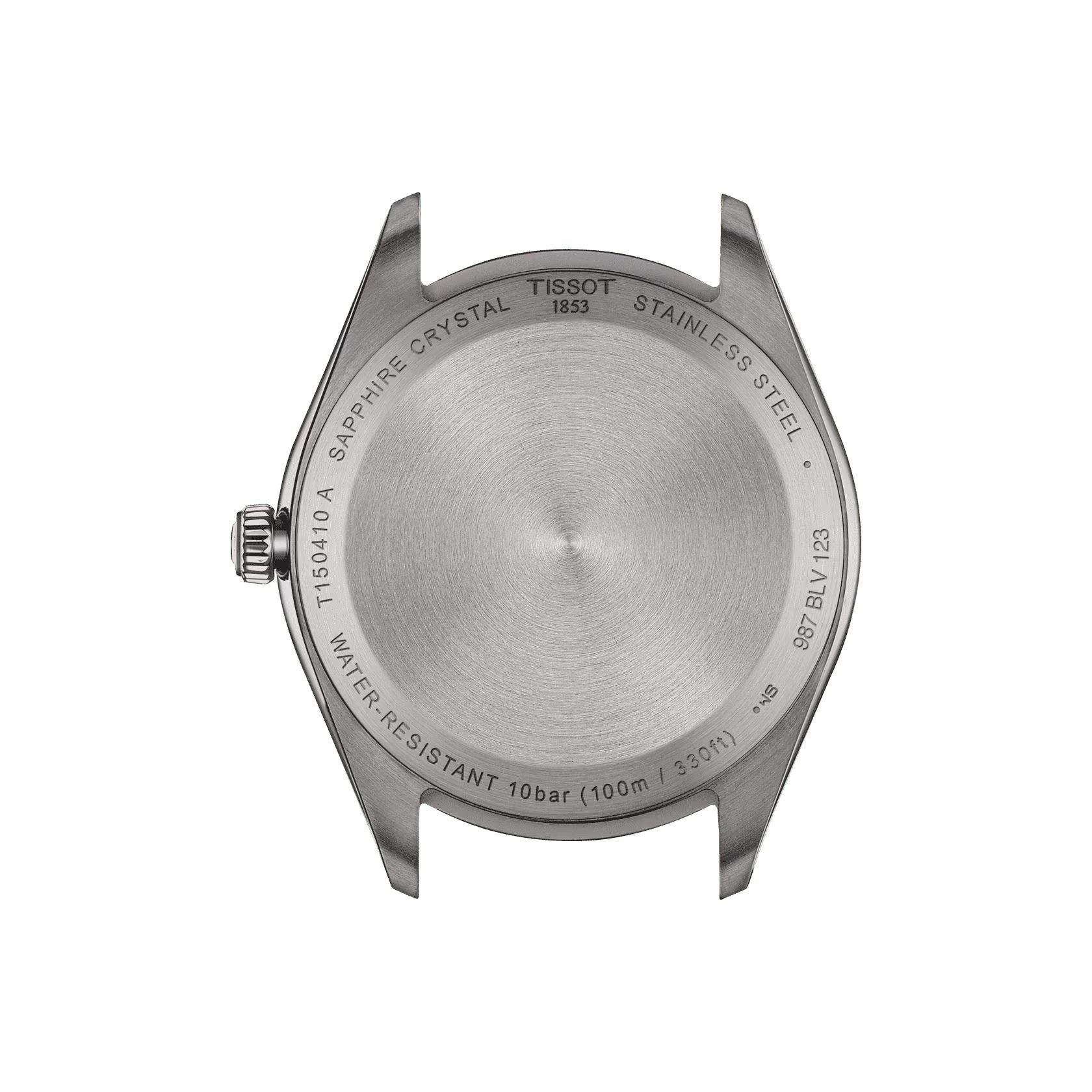 Orologio Uomo Tissot Acciaio PR 100 Blu Quarzo Solo Tempo Data T1504101104100