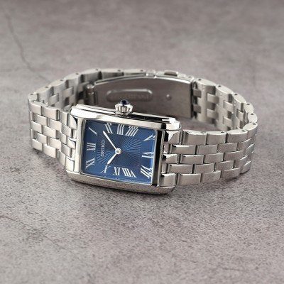 Orologio Unisex Seiko Quarzo Solo Tempo Acciaio Lucido Numeri Romani SWR085P1