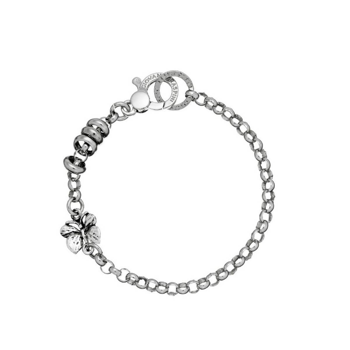 Bracciale Donna Giovanni Raspini Argento 925 Base Rolò Farfalla 09441
