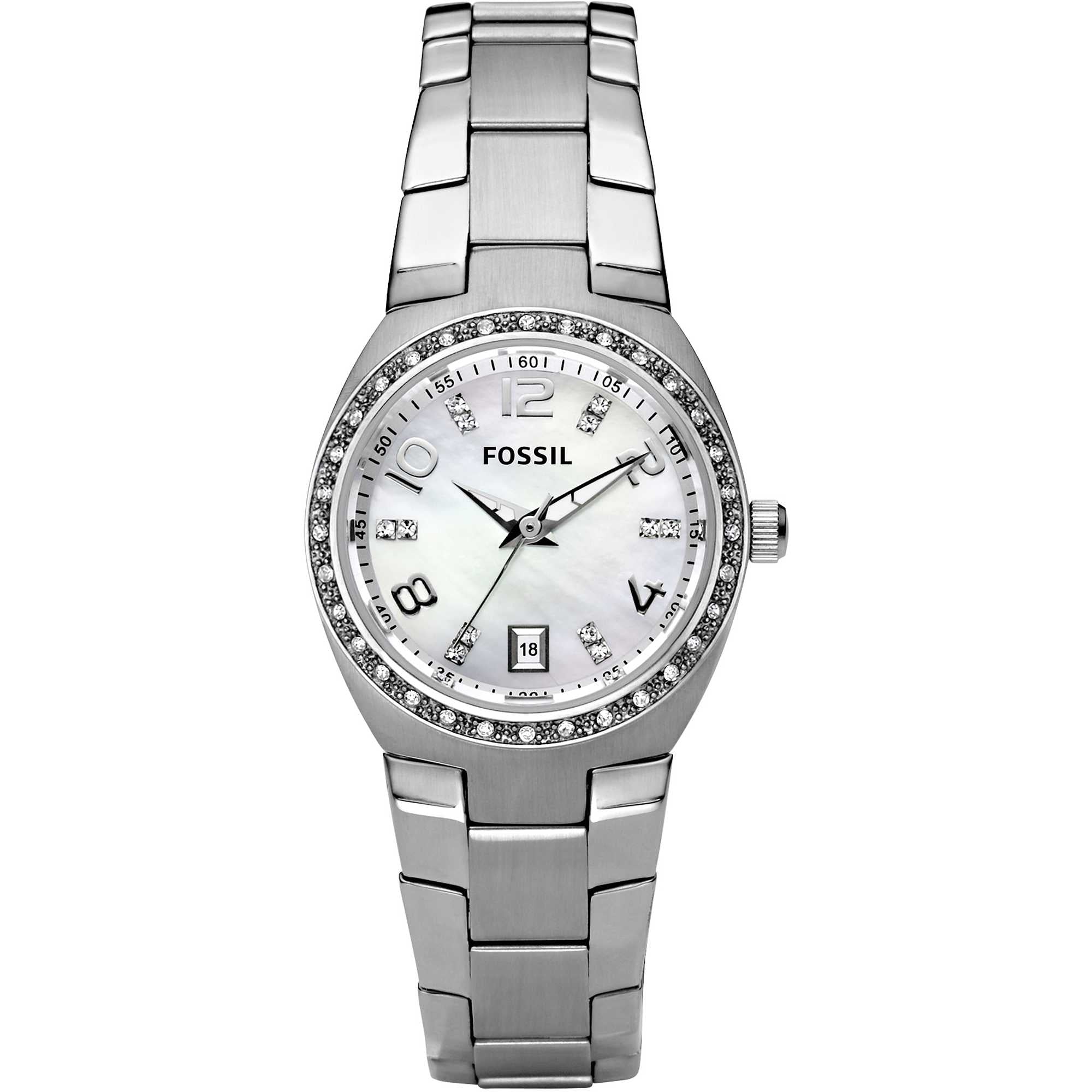 Orologio Donna Fossil solo tempo con ghiera zirconata AM4141
