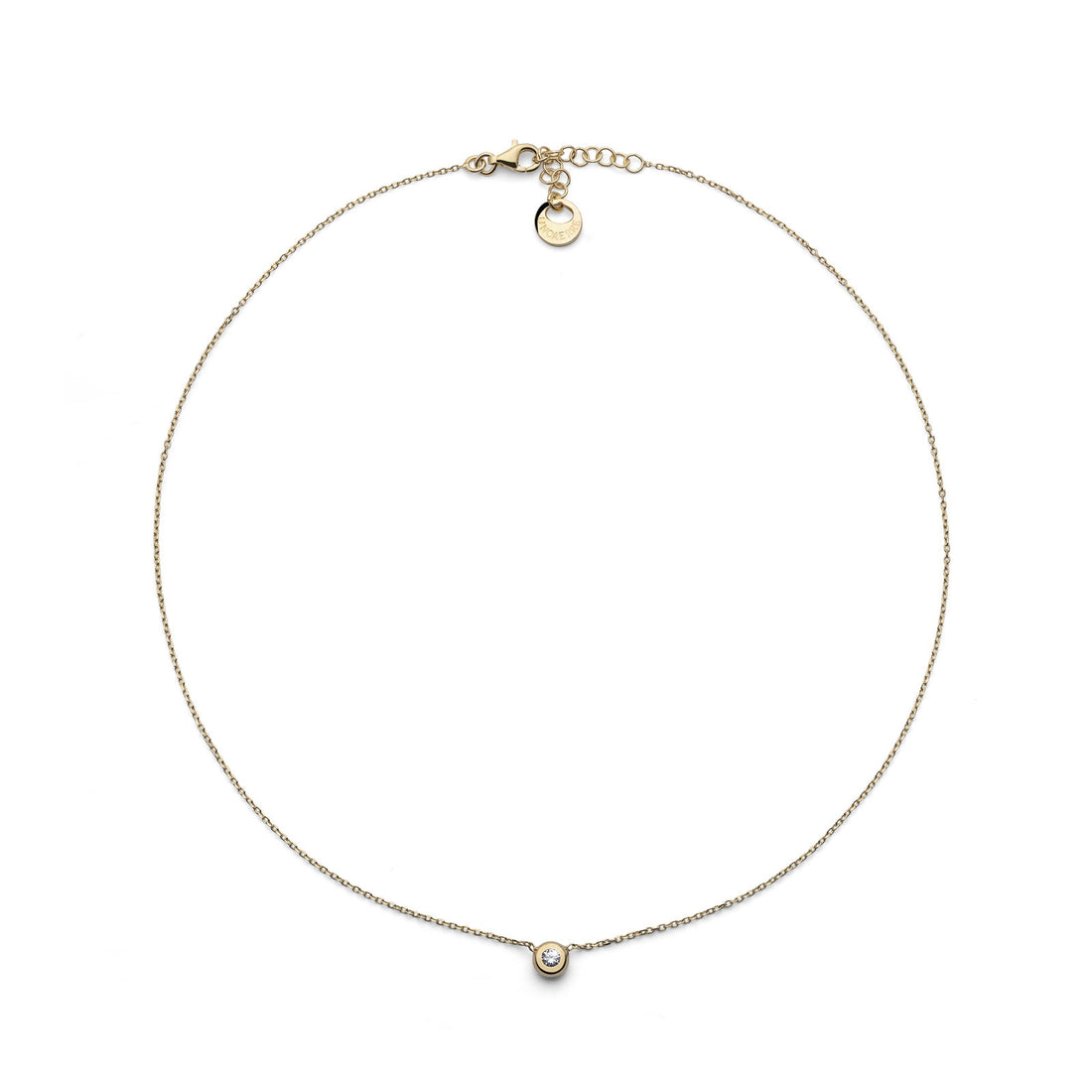 Collana Donna Unoaerre Argento 925 punto luce Zircone Bianco 571676