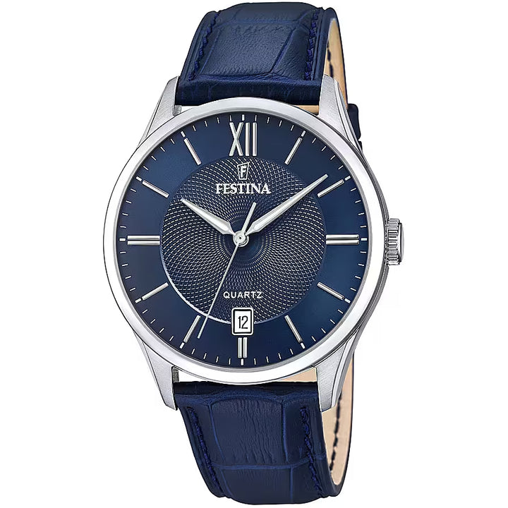 Orologio Uomo Acciaio Festina Quarzo cinturino Pelle F20426/2