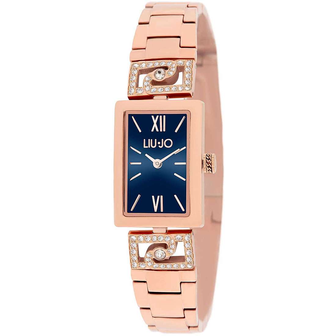 Orologio Donna Liu Jo Quarzo Solo Tempo Acciaio Rosè Zirconi TLJ2096