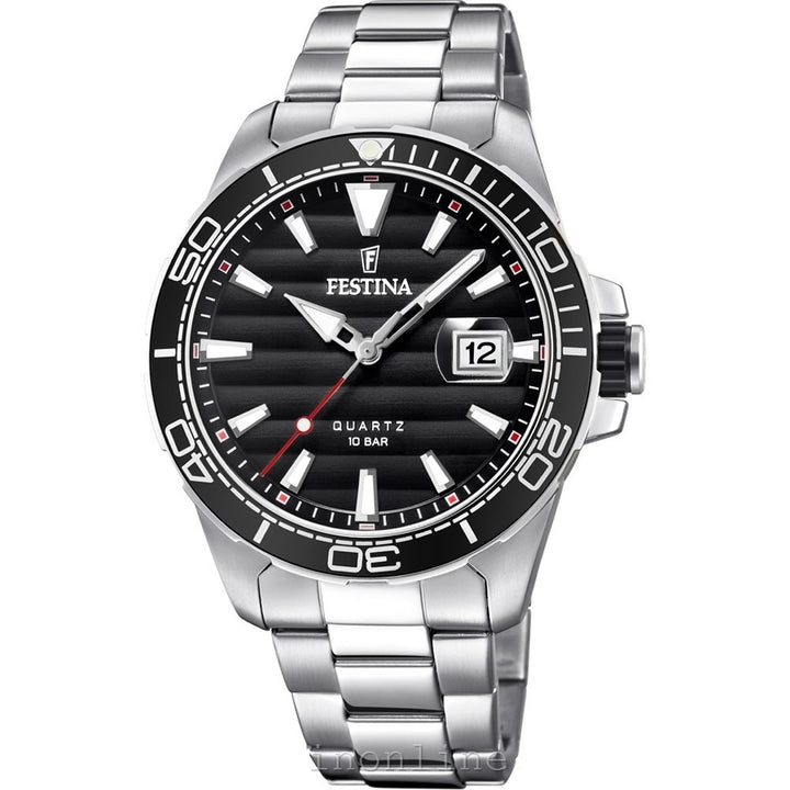 Orologio Uomo Acciaio Festina Quarzo Data Diver 200 M F20360/2