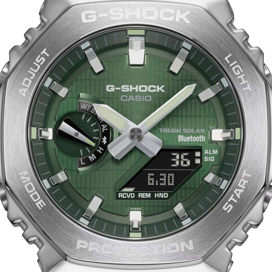 Orologio Uomo Casio G-SHOCK Acciaio Verde Nero GBM-2100A-1A3ER