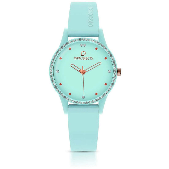 Orologio Donna OPS Quarzo  Solo Tempo celeste Funny Mix