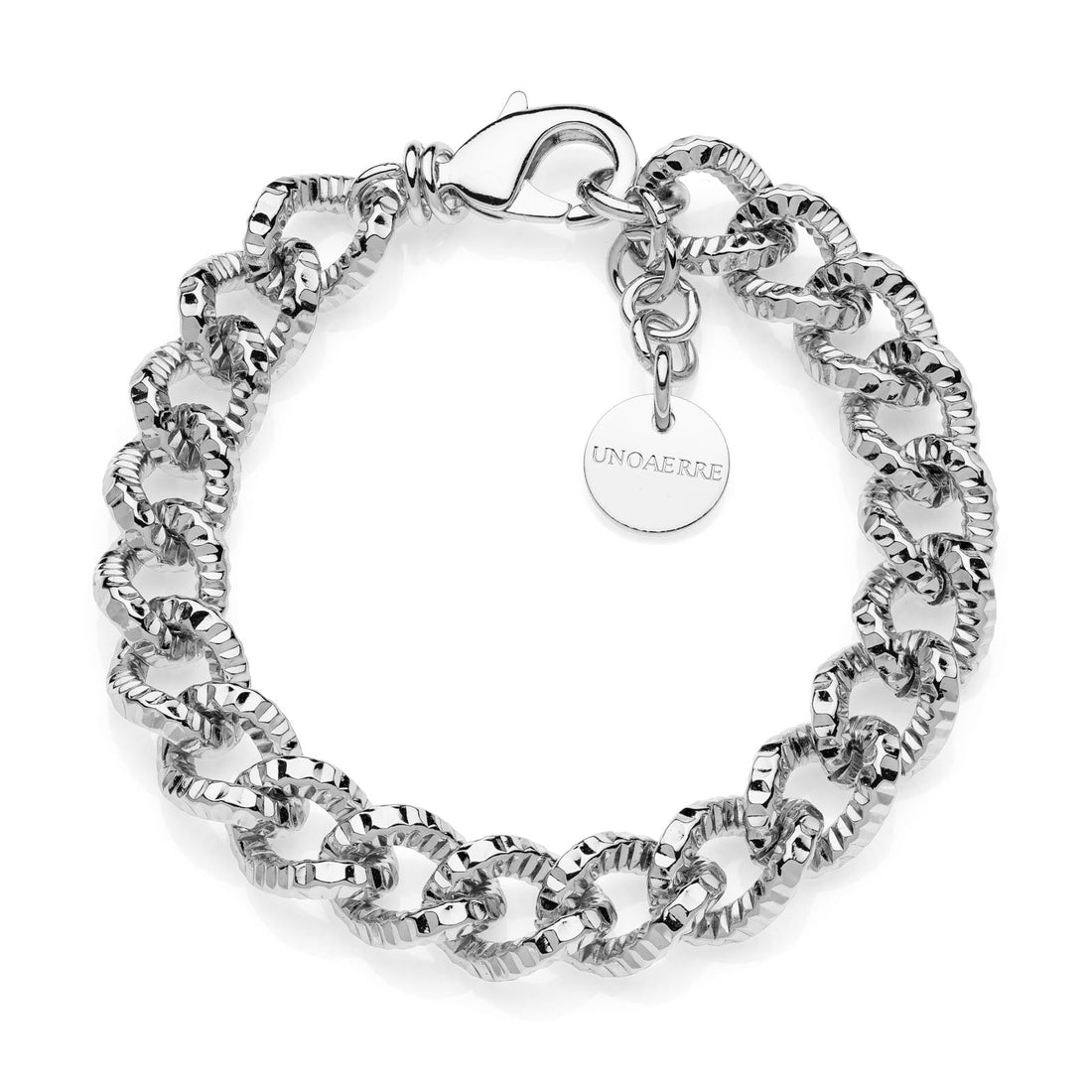 Bracciale Donna Unoaerre Bronzo godronato  a Catena 540248