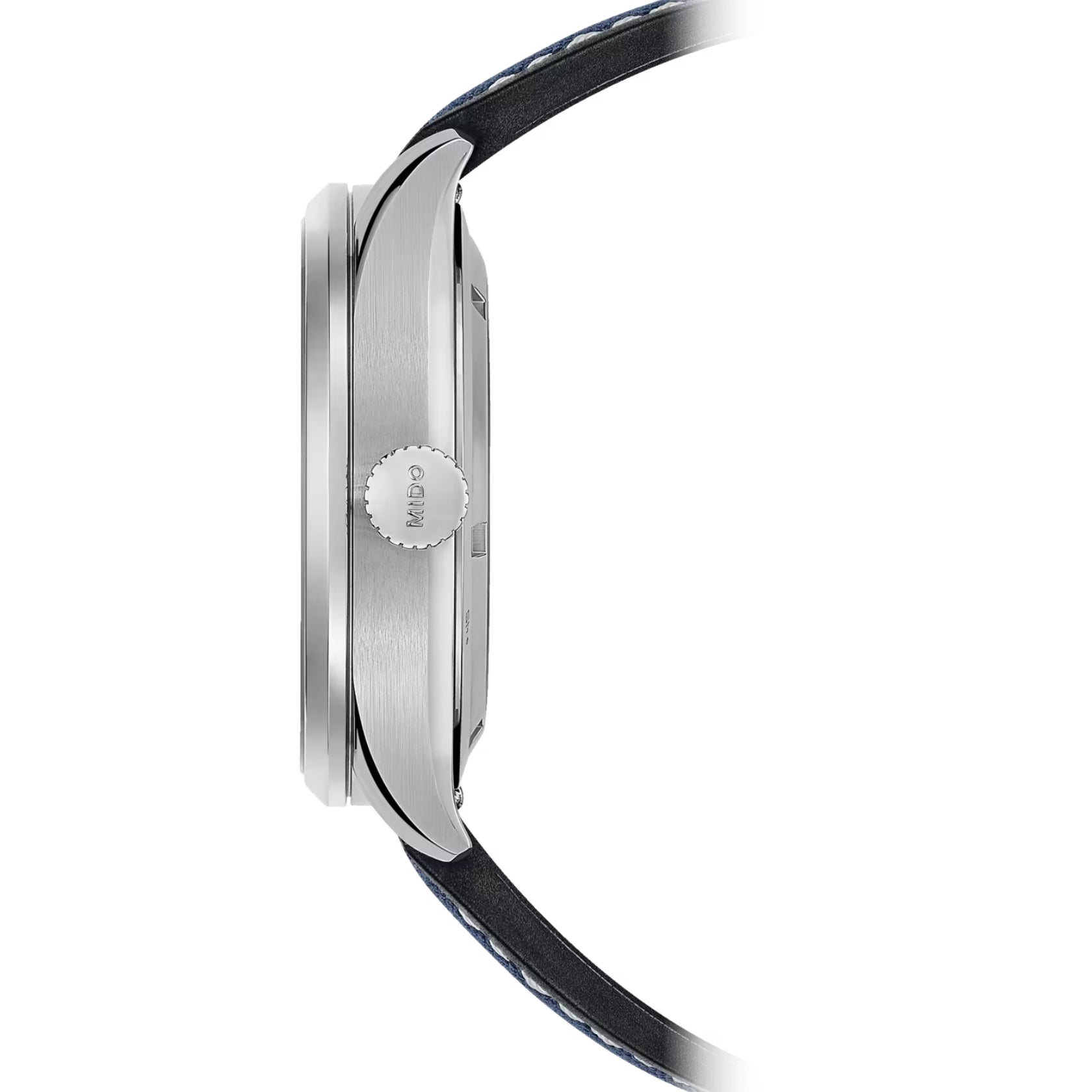 Orologio Uomo Mido Automatico Multifort Acciaio Doppia Data Blu M0384301704100