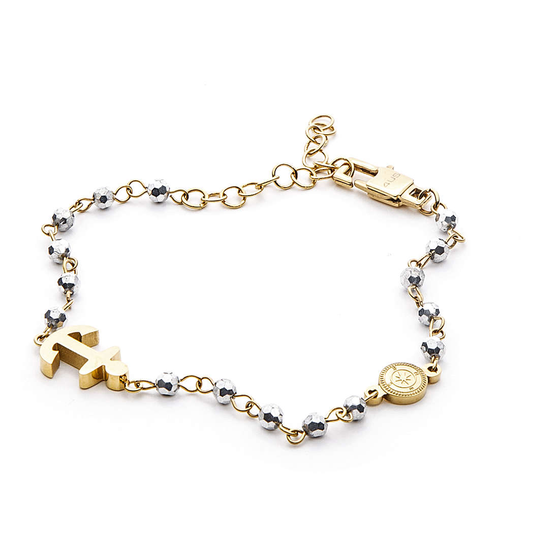 Bracciale Donna 4US Cesare Paciotti Acciaio Dorato Simbolo Ancora 4UBR4470