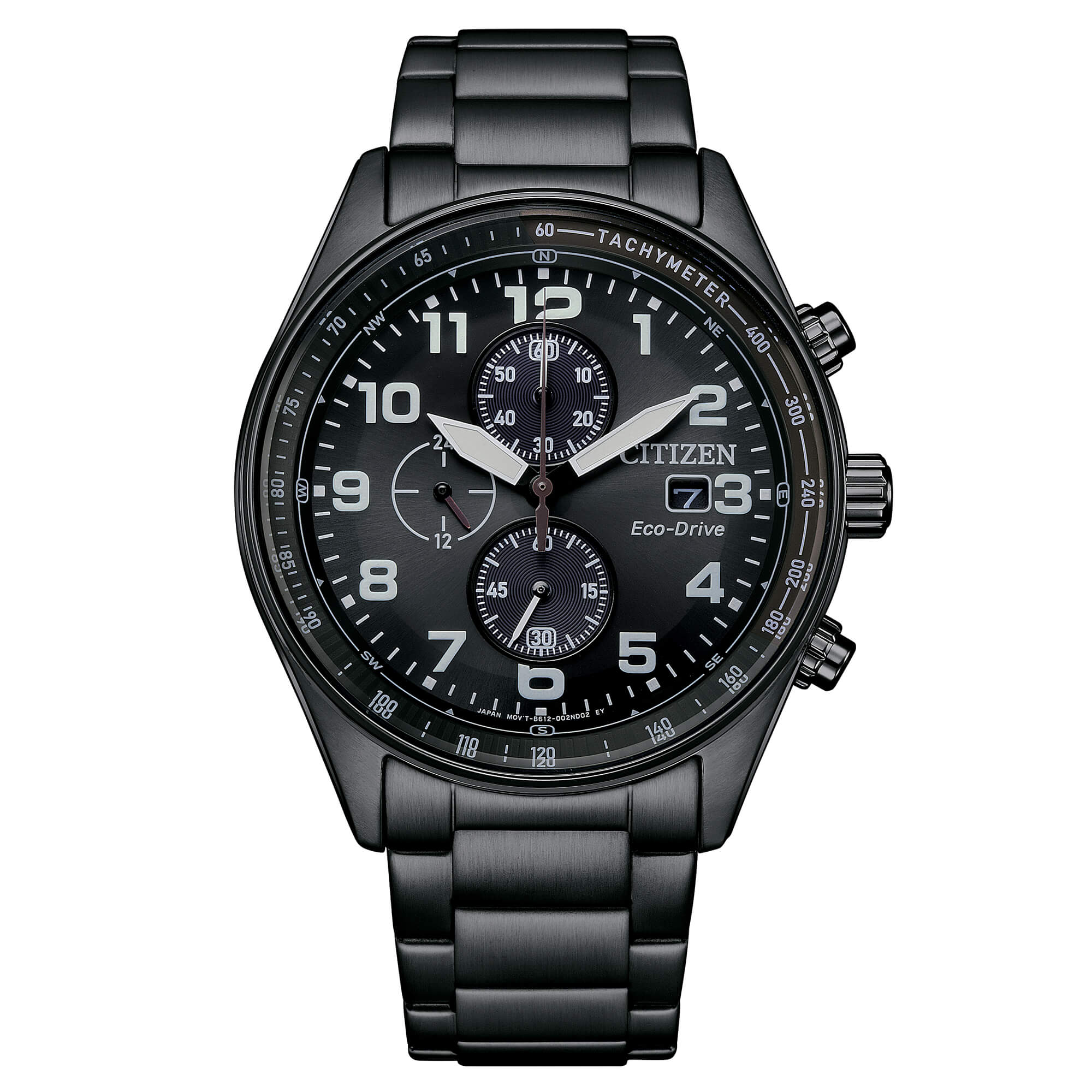Orologio Uomo Citizen Eco Drive Cronografo Urban OF Acciaio PVD Nero CA0775-79E
