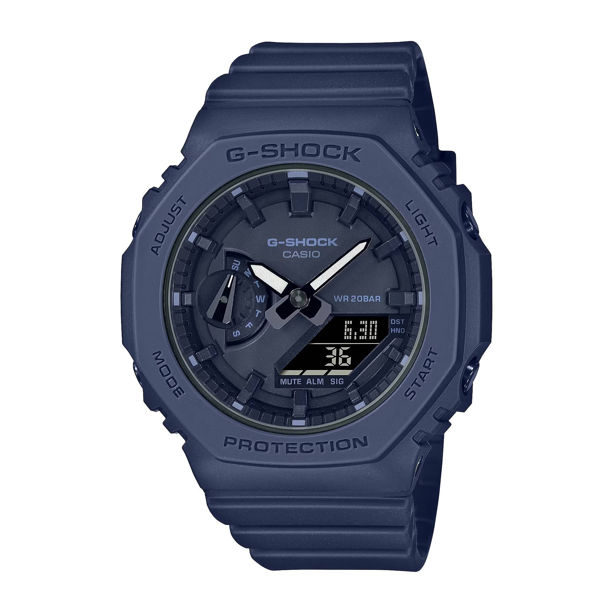 Orologio Uomo Ragazzo Casio G-SHOCK Quarzo Blu Gomma GMA-S2100BA-2A1ER