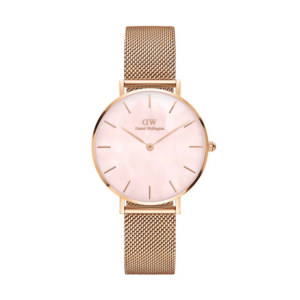 Orologio Donna Daniel Wellington Quarzo Solo Tempo Madreperla Acciaio Rosè DW00100516
